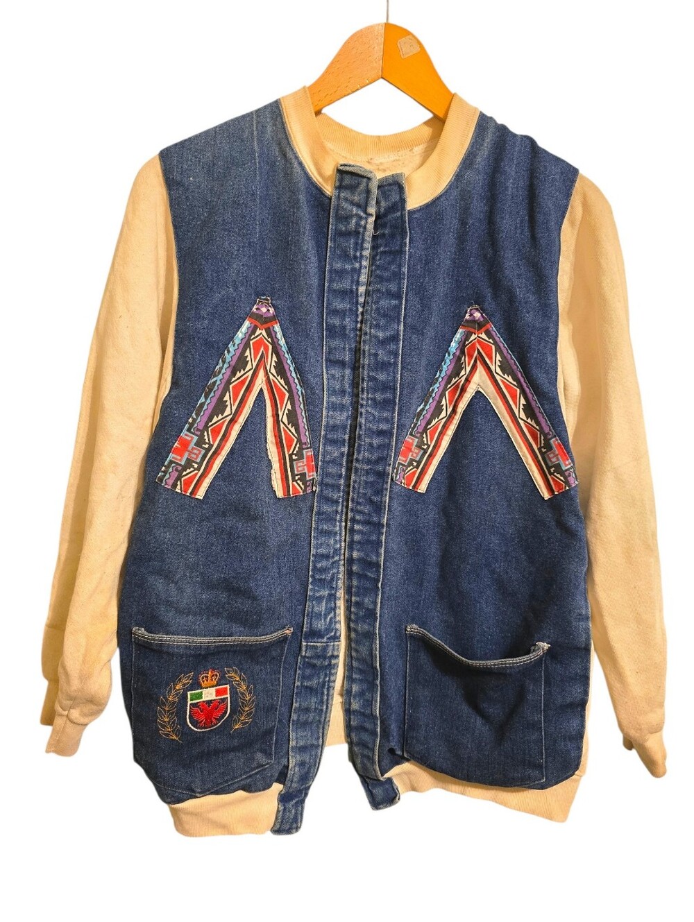 Vintage | Southwestern Sweatshirt Jacket